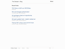 Tablet Screenshot of blog.darkpan.com